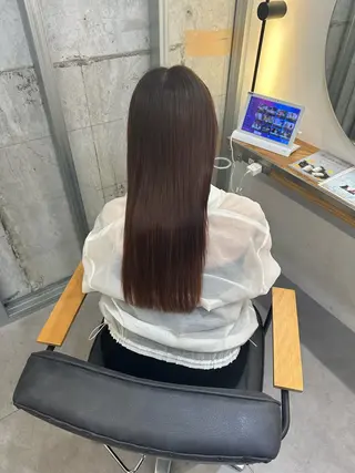 セミロング リキ/髪質改善 /縮毛矯正🫧のヘアスタイル