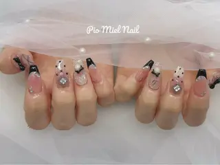 ネイル momo 長さだしのネイルデザイン