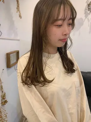 セミロング カラー m ā l o.🌷 サカモトマイコのヘアスタイル