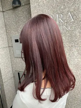 セミロング カラー 鈴木 明花のヘアスタイル