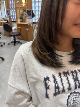 ミディアム ROPE 💎かなみ💎のヘアスタイル