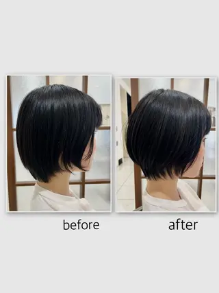 ショート ツヅキ マスミのヘアスタイル