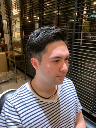 ショート メンズ BARBER SHOP NEW  STANDARD所属・アルガ ダイキのヘアスタイル