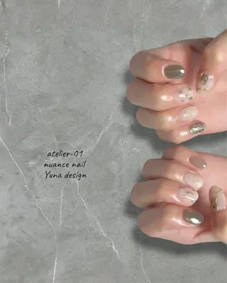 ネイル 🩵atelier- 01 優奈🩵のネイルデザイン