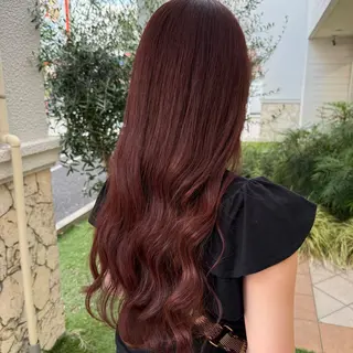 ロング カラー 小玉 みりあのヘアスタイル