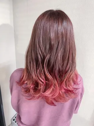 ロング カラー ケアブリーチ /髪質 改善/古橋圭史郎のヘアスタイル