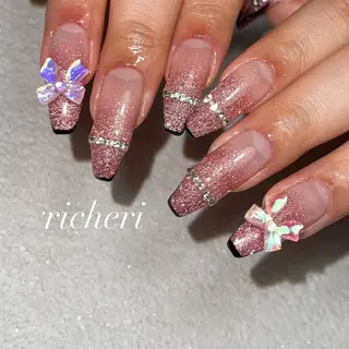 ミディアム ネイル richeri beautyのネイルデザイン