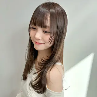 ロング 原宿/韓国レイヤー ボブ/顔周りYasuのヘアスタイル