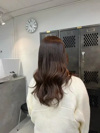 セミロング INORI /フェイスレイヤーのヘアスタイル