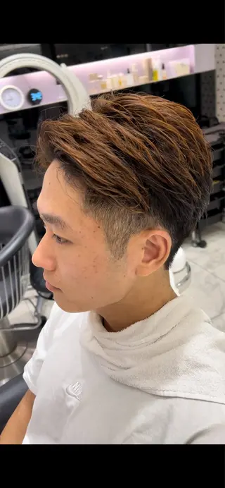 ショート 🌈縦落ちパーマ /men's特化🌈のヘアスタイル