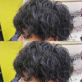 パーマ メンズ 年間2000名担当◎ パーマ職人/仲原佑樹のヘアスタイル