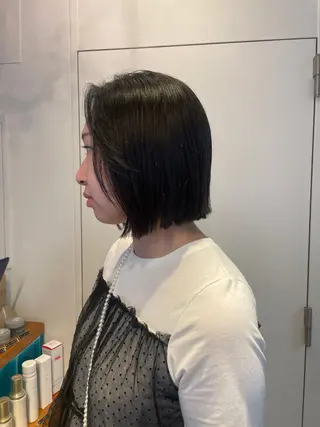 ショート カラー RIN／韓国ヘア レイヤーカットのヘアスタイル