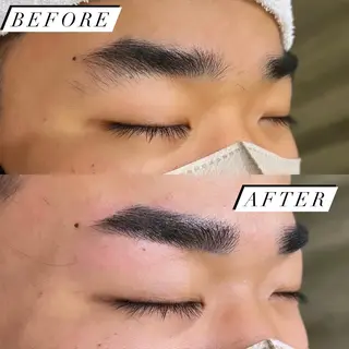 メンズ アイブロウ ∴Sanae. ∴ トータルビューティーのマツエク・マツパデザイン