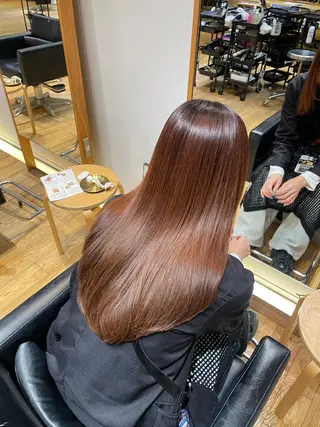 ロング 縮毛矯正/レイヤー /ひかるのヘアスタイル