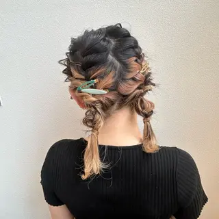 ヘアアレンジ レナークウィズ　北川 愛璃のヘアスタイル