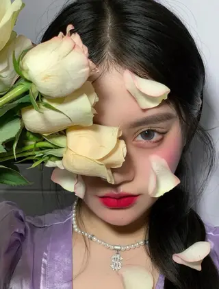 セミロング ヘアアレンジ レイヤー/柔色 カラー/SAkiのヘアスタイル