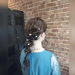 ヘアアレンジ あかね☆ヘアアレンジ /ボブ/縮毛矯正のヘアスタイル