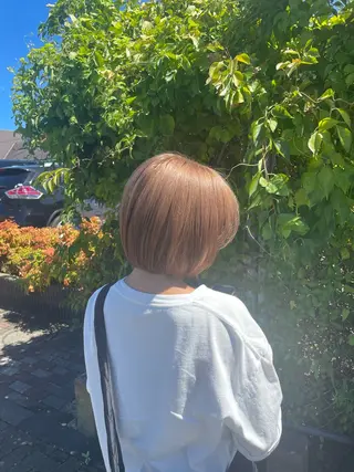 ショート カラー 🎀ゆい🎀 髪質改善🎀のヘアスタイル
