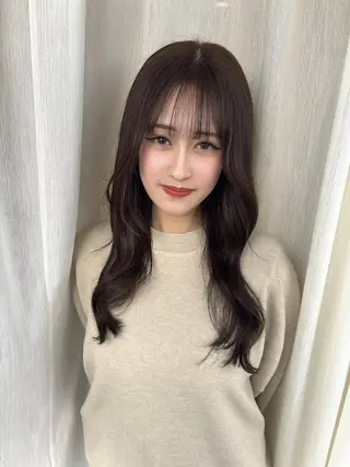 ロング カラー mile所属・mile 〔東二見〕のヘアスタイル