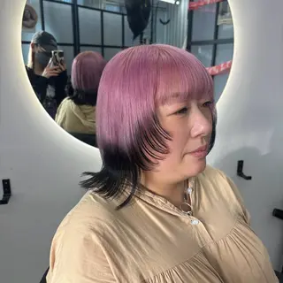 ミディアム カラー Ren. 🦋デザインカラーのヘアスタイル