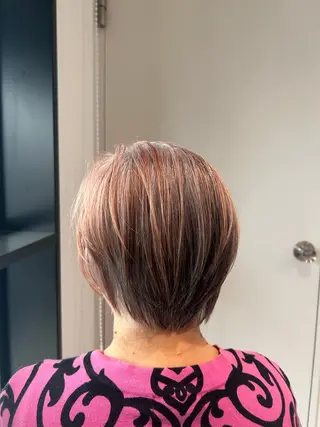 ショート Lis blanc所属・しみずゆさ/所沢 モデル様募集中🤍のヘアスタイル