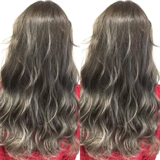 ロング カラー 井上 一平のヘアスタイル