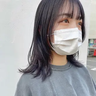セミロング シェアサロン糸所属・おおはし ひかりのヘアスタイル