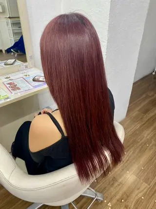 ロング GLOSS 心斎橋 山上のヘアスタイル