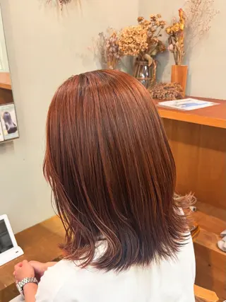 カラー Asumi/伏見 /ブリーチ/花屋併設のヘアスタイル