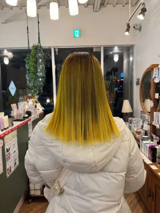 ミディアム 加藤 大河のヘアスタイル