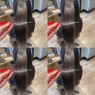 ロング パーマ RAF TOKYO所属・10月限定モニター 髪質改善美髪矯正のヘアスタイル