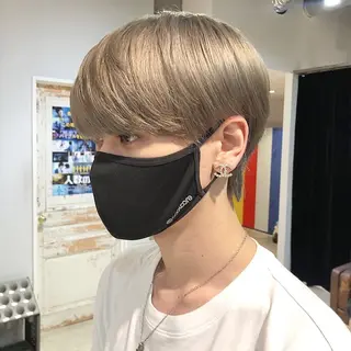カラー メンズ メンズ特化美容師 ハスイルイのヘアスタイル