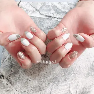 ネイル 北浦和 自爪育成ケアのネイルデザイン