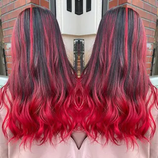 ロング カラー 👑派手髪/カット 👑ANRYのヘアスタイル