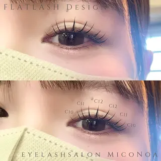 マツエク・マツパ MicoNoa所属・MicoNoa Asamiのマツエク・マツパデザイン