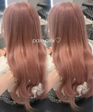 ロング ハイトーン/ミルク ティー🤍reinaのヘアスタイル