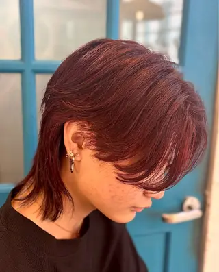 カラー メンズ ショート、韓国メンズ ヘアのかつらぎのヘアスタイル