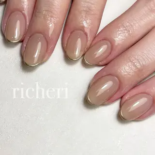 ミディアム ネイル richeri beautyのネイルデザイン