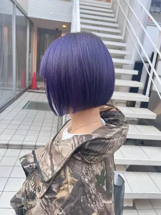 ショート カラー THESALONS所属・🤍ブリーチカラー /寄田龍樹🤍のヘアスタイル