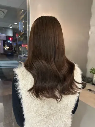 ロング 馬場 菜乃夏のヘアスタイル