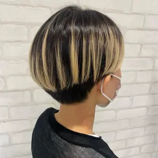 ショート カラー ノンダメージサロンBonheur銀座並木通り店所属・ULTOWA/銀座 ERIのヘアスタイル