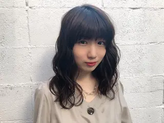 セミロング カラー ツヤ美髪💐 髪質改善/高山愛来のヘアスタイル