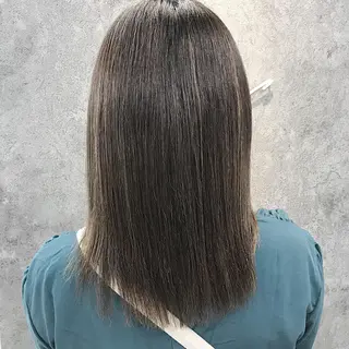 ミディアム 所渉/韓国レイヤー /ウルフカットのヘアスタイル