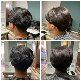 カラー 坂本 明子のヘアスタイル
