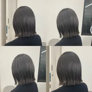 ショート カラー 江坂トレンド韓国風 髪質改善shinoのヘアスタイル