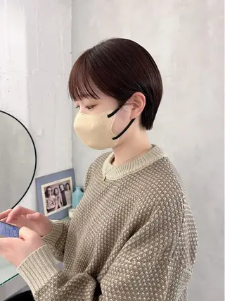 ショート foto所属・𝐁𝐋𝐔𝐄𝐓 /カット特化/新宿のヘアスタイル