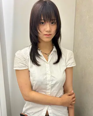 ロング カラー Kureha/ネイル トレンドヘアのヘアスタイル