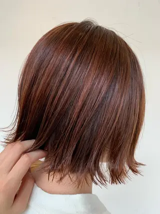 ショート カラー 髪質改善＆ハイトーンカラー Cica神戸三宮元町店所属・福田 美波のヘアスタイル