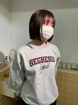 ミディアム sakura🌸 レイヤー/韓国ヘアのヘアスタイル