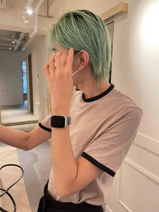 ショート カラー PALAN K-Beauty SHINJUKU所属・“ミニモ最高評価獲得 “代表"Kohei"のヘアスタイル